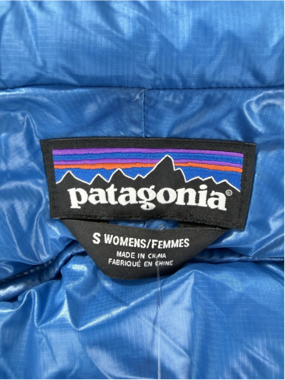 Patagonia Nwt Fitz Roy Down Parka Women Sz Small Endless Blue 84577 Style Number - Picture 2 of 16